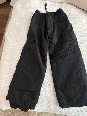Black snow Drawstring Pants